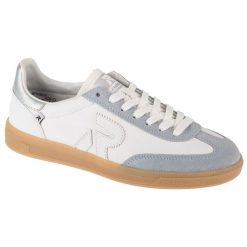 Buty Rieker Sneakers W2200-84 białe. Białe buty treningowe bez wzorów, z gumy, bez zapięcia. Za 428.61 zł.