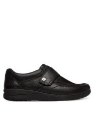 Caprice Półbuty 9-24710-46 Czarny. Czarne półbuty wsuwane Caprice, bez wzorów, ze skóry, bez obcasa, na płaskiej podeszwie. Za 290.99 zł.