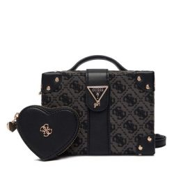 Torebka Guess. Szare torebki klasyczne Guess, z aplikacjami, klasyczne, bez dodatków. Za 349.99 zł.