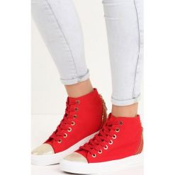 Czerwone Trampki Siper. Trampki marki Born2be. Za 39.99 zł.