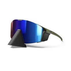 Okulary fotochromowe JULBO EDGE COVER zielony Cat 2-4 Reactiv. Czarne okulary przeciwsłoneczne JULBO, bez wzorów. Za 959.99 zł.