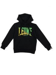 Bluza ciepły z kaptur na co dzień na siłownię. Czarne bluzy LEONE 1947 APPAREL, bez wzorów, bez ramiączek, bez kaptura. Za 105.21 zł.