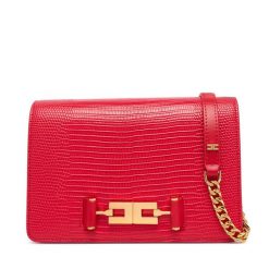 Torebka Elisabetta Franchi. Czerwone listonoszki Elisabetta Franchi, bez wzorów, bez dodatków. Za 1,289.00 zł.