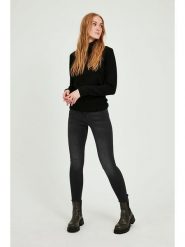 B.young Dżinsy - Slim fit - w kolorze antracytowym rozmiar: W36/L30. Czarne jeansy b.young, l, z aplikacjami, ze skóry, klasyczne. Za 83.81 zł.