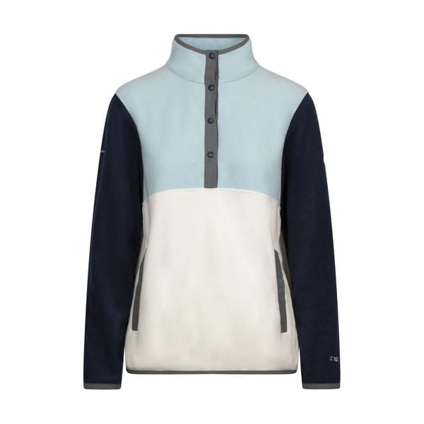 Bluza Polarowa Damska Garzoni AT100. Niebieskie bluzy bez kaptura Trespass, bez wzorów, z polaru, trekkingowe. Za 126.99 zł.