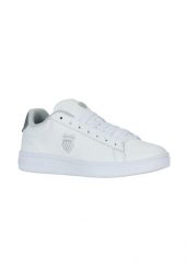 Buty K-Swiss COURT SHIELD II (94412-178-M). Białe buty treningowe K-SWISS, na wiosnę, bez wzorów, z materiału, bez zapięcia, na fitness i siłownię. Za 169.00 zł.