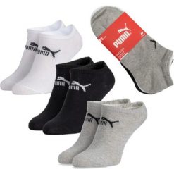 Skarpetki stopki dla dorosłych Puma sneaker. Białe skarpetki Puma, bez wzorów. Za 30.00 zł.
