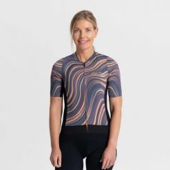 Koszulka rowerowa damska Rogelli Lynn. Czerwone t-shirty sportowe Rogelli, l, bez wzorów, z elastanu, bez ramiączek, rowerowe. Za 277.50 zł.
