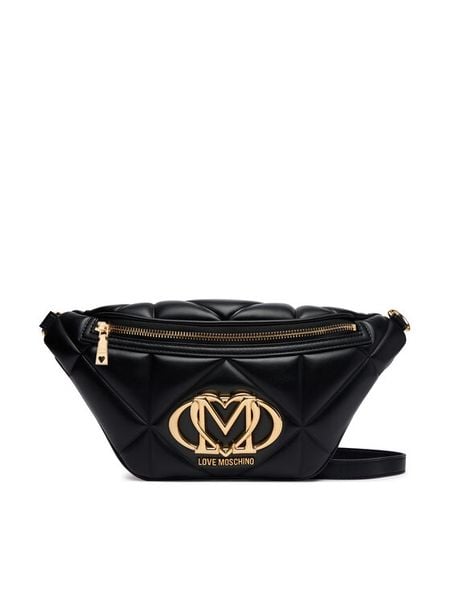 LOVE MOSCHINO Nerka JC4256PP0PLC0000 Czarny. Czarne nerki i saszetki Love Moschino, bez wzorów, ze skóry, bez dodatków. Za 919.99 zł.