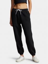 Polo Ralph Lauren Spodnie dresowe Prl Flc Pnt 211943009003 Czarny Regular Fit. Czarne spodnie dresowe Polo Ralph Lauren, bez wzorów, z bawełny. Za 439.99 zł.