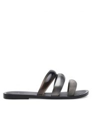 Melissa Klapki Melissa Eclipse Slide Ad 35998 Czarny. Czarne klapki Melissa, bez wzorów, z tworzywa sztucznego, bez obcasa, bez zapięcia. Za 269.99 zł.