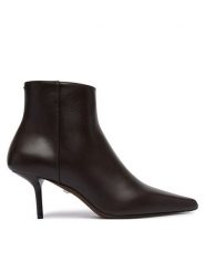 Max Mara Botki Mxalightbootie 2624796032600 Brązowy ciemny. Brązowe botki Max Mara, bez wzorów, ze skóry, bez obcasa, na szpilce, bez zapięcia. Za 3,279.00 zł.