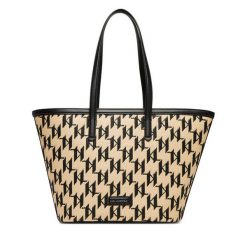Torebka KARL LAGERFELD. Brązowe torebki klasyczne KARL LAGERFELD, bez wzorów, klasyczne, bez dodatków. Za 499.99 zł.
