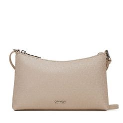 Torebka Calvin Klein. Brązowe listonoszki Calvin Klein, bez wzorów, bez dodatków. Za 399.99 zł.