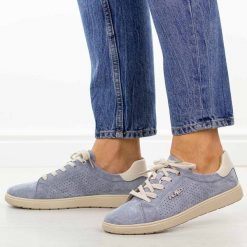 Niebieskie skórzane półbuty damskie Filippo Dp6738/26. Niebieskie półbuty wsuwane Filippo, na lato, bez wzorów, z jeansu, biznesowe, bez obcasa, na płaskiej podeszwie. Za 229.00 zł.