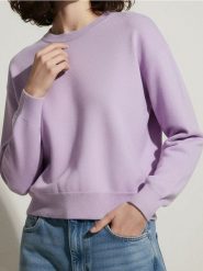 Lekki sweter basic - fioletowy. Fioletowe swetry Sinsay, l, bez wzorów, bez ramiączek. Za 39.99 zł.