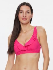 Lauren Ralph Lauren Góra od bikini 20101030 Różowy. Czerwone bikini Lauren Ralph Lauren, bez wzorów, z syntetyku. Za 319.99 zł.