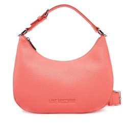 Torebka LOVE MOSCHINO. Pomarańczowe torebki klasyczne Love Moschino, bez wzorów, klasyczne, bez dodatków. Za 459.99 zł.