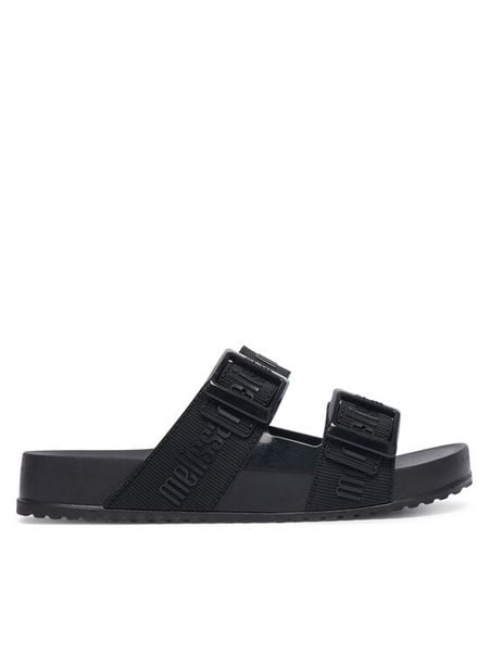 Melissa Klapki Cozy Slide M Lover AD M 35849 Czarny. Czarne klapki Melissa, bez wzorów, z tworzywa sztucznego, bez obcasa, bez zapięcia. Za 251.99 zł.