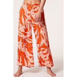 Etam spodnie piżamowe MAJA - PANTALON damskie kolor pomarańczowy. Brązowe piżamy Etam, m, bez wzorów, bez kołnierzyka, bez ramiączek. Za 159.99 zł.