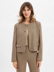 JOOP! kurtka pudełkowa - Jodi Kobiety beżowy|brązowy, 38. Brązowe kurtki Joop!, bez wzorów, eleganckie, bez kaptura. Za 749.95 zł.