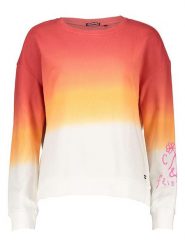 Chiemsee Bluza w kolorze biało-pomarańczowym rozmiar: XL. Pomarańczowe bluzy Chiemsee, xl, bez wzorów, bez ramiączek, bez kaptura. Za 141.19 zł.