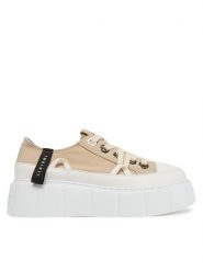 Inuikii Trampki Matilda Canvas Low 30102-025 Beżowy. Brązowe trampki Inuikii, bez wzorów, z materiału, bez zapięcia. Za 869.99 zł.