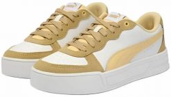 Buty sportowe damskie PUMA Skye rozmiar 39. Białe buty treningowe Puma, bez wzorów, ze skóry, bez zapięcia. Za 283.76 zł.