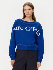 Marc O'Polo Bluza 502 4073 54067 Niebieski Regular Fit. Niebieskie bluzy Marc O'Polo, m, bez wzorów, z bawełny, bez ramiączek, bez kaptura. Za 399.99 zł.