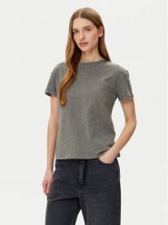 Noisy May T-Shirt Brandy 27033185 Szary Slim Fit. Szare t-shirty Noisy May, s, bez wzorów, z bawełny, bez kołnierzyka, bez ramiączek. Za 59.99 zł.