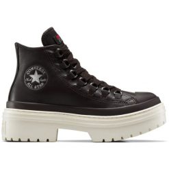 Buty sportowe Converse Chuck Taylor As Lugged Heel. Brązowe buty treningowe Converse, bez wzorów, ze skóry, bez zapięcia, na fitness i siłownię. Za 690.00 zł.