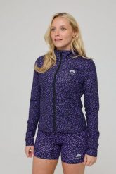 Kurtka Infinite Cropped Zipped - Fioletowa Panterka. Fioletowe kurtki OOSC, xs, bez wzorów, z materiału, sportowe, bez kaptura. Za 245.99 zł.