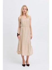 B.young Sukienka w kolorze beżowym rozmiar: 42. Brązowe sukienki b.young, bez wzorów, bez kołnierzyka, bez ramiączek, maxi. Za 122.96 zł.