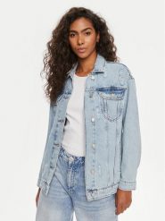 DeeZee Kurtka jeansowa Turin 24M-05 Niebieski Regular Fit. Niebieskie kurtki DeeZee, l, bez wzorów, z bawełny, bez kaptura. Za 179.99 zł.