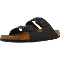 Birkenstock Arizona Czarne Kapcie Dorosłych. Brązowe kapcie Birkenstock, bez wzorów, z materiału. Za 619.00 zł.