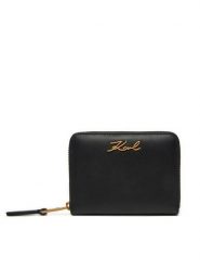 KARL LAGERFELD Duży Portfel Damski A1W32105 Czarny. Czarne portfele KARL LAGERFELD, bez wzorów, ze skóry. Za 369.99 zł.