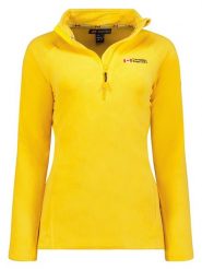 Canadian Peak Bluza polarowa "Tugeak" w kolorze żółtym rozmiar: XL. Żółte bluzy bez kaptura Canadian Peak, xl, bez wzorów, z materiału, bez kaptura. Za 57.33 zł.