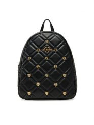 LOVE MOSCHINO Plecak JC4123PP1MLI0000 Czarny. Czarne plecaki Love Moschino, bez wzorów, ze skóry, bez dodatków. Za 1,179.00 zł.