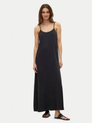 Vero Moda Sukienka codzienna Harper 10283677 Czarny Loose Fit. Czarne sukienki Vero Moda, na co dzień, s, bez wzorów, z lyocellu, bez kołnierzyka, bez ramiączek, proste. Za 149.99 zł.