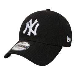 Czapka Z Daszkiem Unisex Dla Dorosłych 9Forty League Basic New York Yankees. Czarne czapki z daszkiem New Era, bez wzorów, sportowe. Za 156.99 zł.