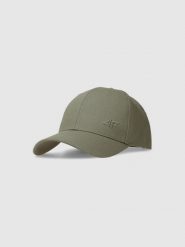 4F Czapka z daszkiem strapback uniseks - khaki L/XL. Brązowe czapki z daszkiem 4f, na lato, bez wzorów, z bawełny, sportowe. W wyprzedaży za 39.99 zł.