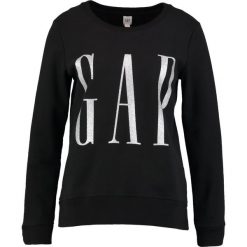 GAP LOGO CREW Bluza true black. Niebieskie bluzy marki comma casual identity, z materiału, casualowe. Za 129.00 zł.