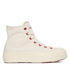 Trampki Converse. Białe trampki Converse, bez wzorów, retro, bez zapięcia. Za 449.99 zł.