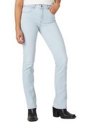 Wrangler Dżinsy "Bootcut Beach Bum" - Flare fit - w kolorze błękitnym rozmiar: W28/L32. Niebieskie jeansy Wrangler, l, z aplikacjami, klasyczne, z podwyższonym stanem. Za 180.06 zł.