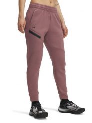 Under Armour Spodnie funkcyjne w kolorze szaroróżowym rozmiar: S. Różowe spodnie sportowe Under Armour, bez wzorów, z materiału, outdoorowe. Za 205.45 zł.