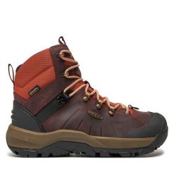 Trekkingi Keen. Brązowe buty trekkingowe Keen, z polaru, bez zapięcia. Za 539.99 zł.