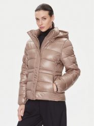Calvin Klein Kurtka puchowa K20K206269 Beżowy Regular Fit. Brązowe kurtki Calvin Klein, na zimę, xl, bez wzorów, z puchu, bez kaptura. Za 749.99 zł.
