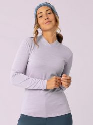 LaMunt Koszulka funkcyjna w kolorze fioletowym rozmiar: 36. Różowe t-shirty sportowe LaMunt, bez wzorów, bez ramiączek, outdoorowe. Za 131.74 zł.