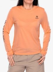 Bluza termoaktywna damska Mons Royale Icon Relaxed LS. Brązowe bluzy Mons Royale, s, bez wzorów, z elastanu, bez ramiączek, bez kaptura. Za 274.99 zł.