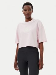 New Balance T-Shirt WT51935 Różowy Oversize. Czerwone t-shirty New Balance, l, bez wzorów, z bawełny, bez kołnierzyka, bez ramiączek. Za 119.99 zł.